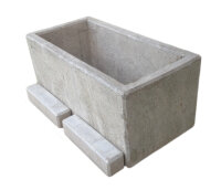 B-Ware Betontrog 100 x 50 x 45cm, betongrau, ca. 130l